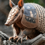 Armadillos Are Taking Over Indiana and No One Saw It Coming - featured image of armadillo on tree