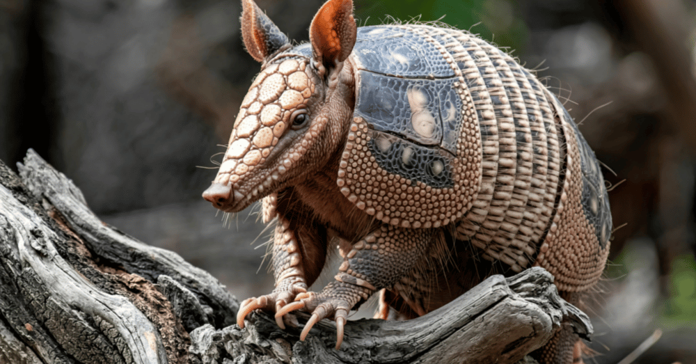 Armadillos Are Taking Over Indiana and No One Saw It Coming - featured image of armadillo on tree
